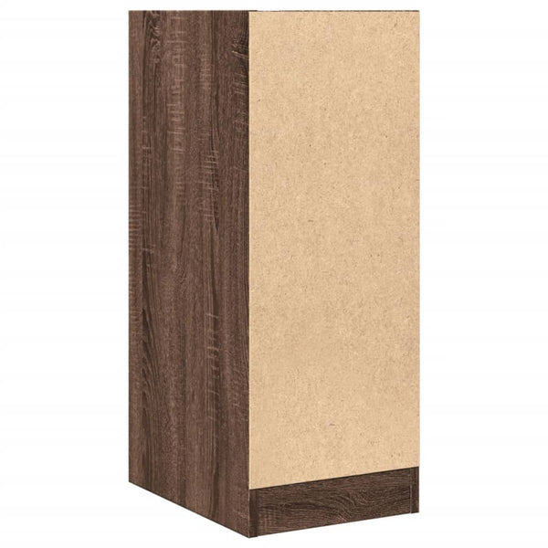 Apteekkarinkaappi ruskea tammi 30x41x77,5 cm lastulevy