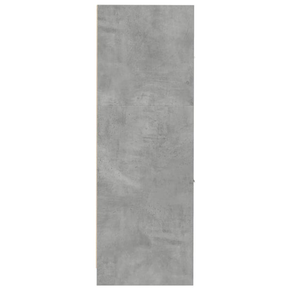 Apteekkarinkaappi betoninharmaa 30x41x118 cm tekninen puu