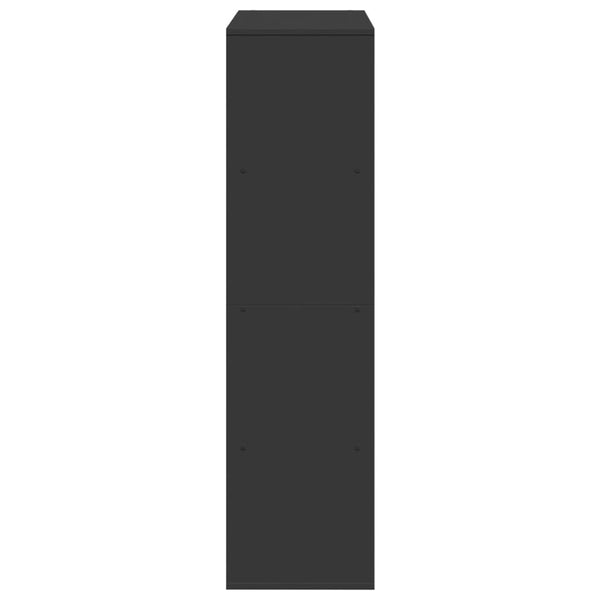 Kirjahylly musta 100x33x125,5 cm tekninen puu