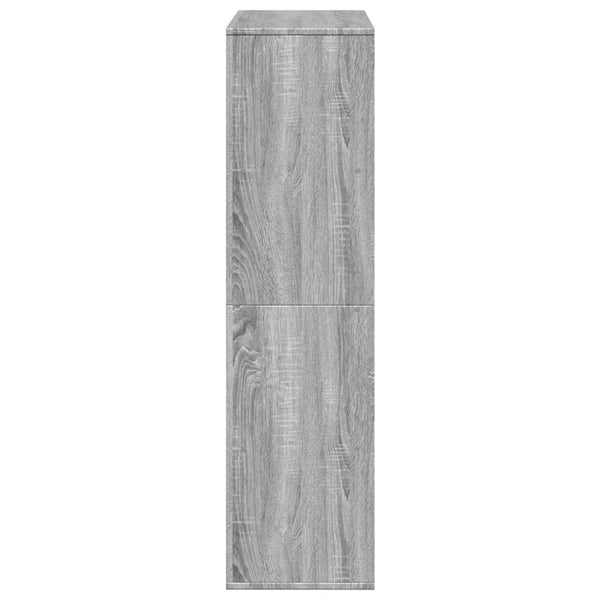 Kirjahylly harmaa Sonoma 100x33x125,5 cm tekninen puu