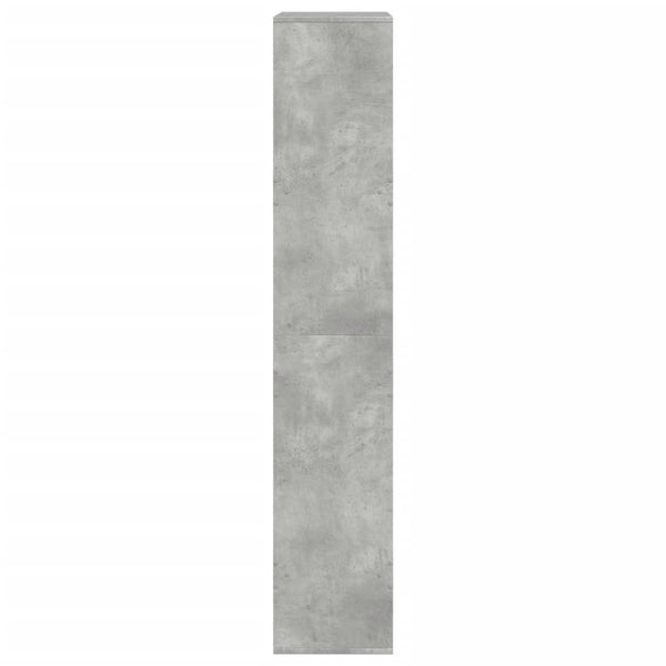 Kirjahylly betoninharmaa 100x33x175 cm tekninen puu