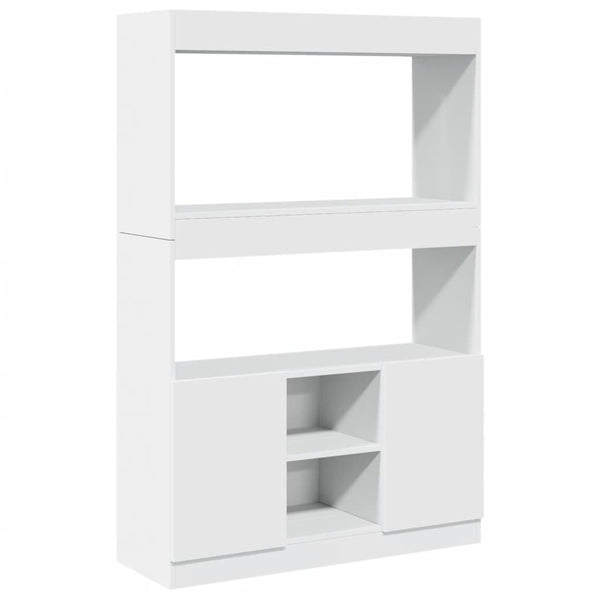 Kaappi valkoinen 92x33x140 cm tekninen puu