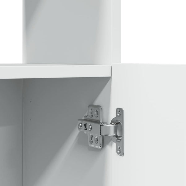 Kaappi valkoinen 92x33x140 cm tekninen puu