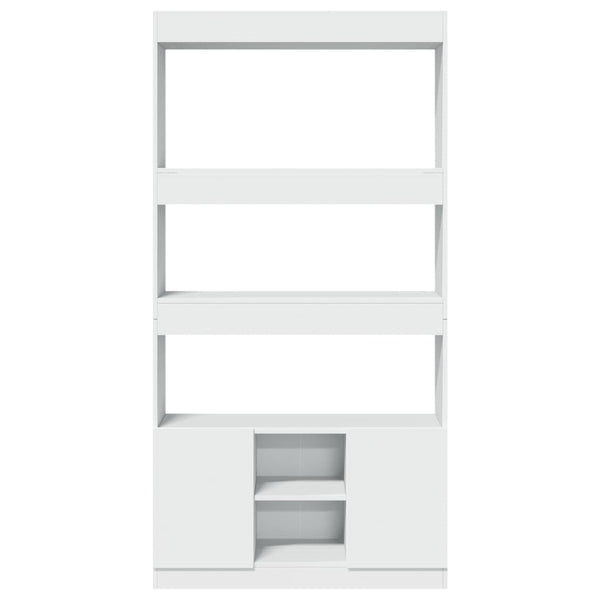 Kaappi valkoinen 92x33x180 cm tekninen puu