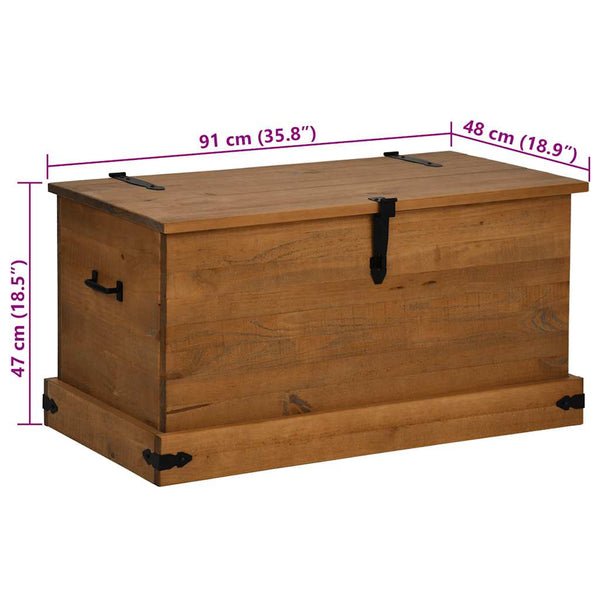 Säilytysarkku halden Hayes 91x48x47cm (massiivipuumänty)