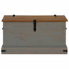 Harmaa säilytysarkku halden Hayes 91x48x47cm (massiivipuu mänty)
