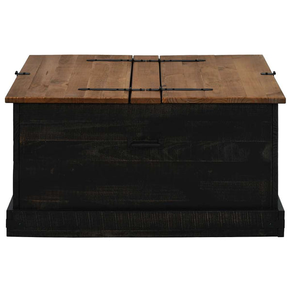 Musta säilytysarkku halden Floarei 91x91x47cm (mänty)