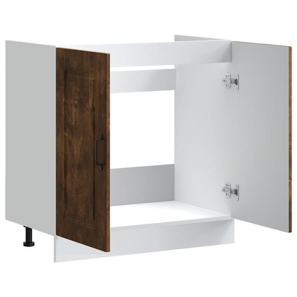 Savutammi altaan pohjakaappi kalmar Tacue 80x46x81,5cm (puinen)