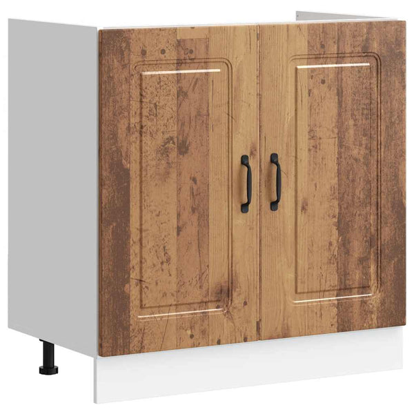 Altaan pohjakaappi kalmar Tacue 80x46x81,5cm (vanha puu, puinen)
