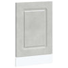 Betonin harmaa astianpesukonepaneeli kalmar Tacue 45x1,5x67cm