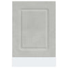 Betonin harmaa astianpesukonepaneeli kalmar Tacue 45x1,5x67cm