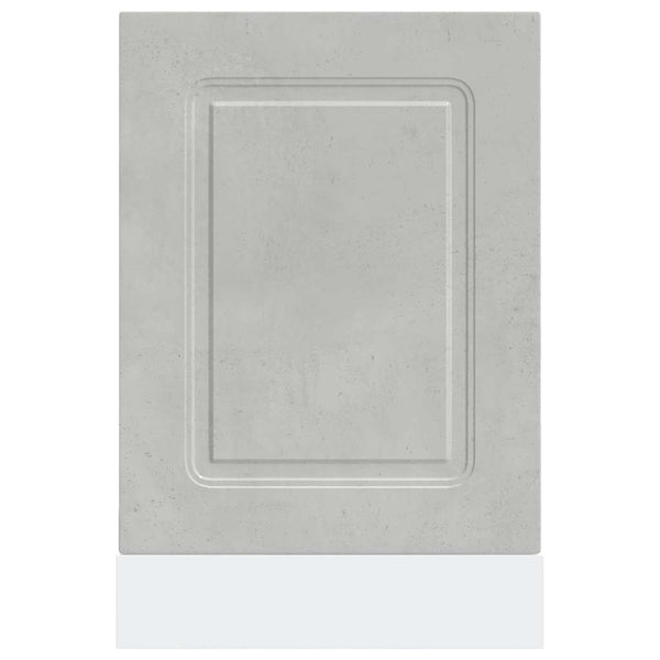 Betonin harmaa astianpesukonepaneeli kalmar Tacue 45x1,5x67cm