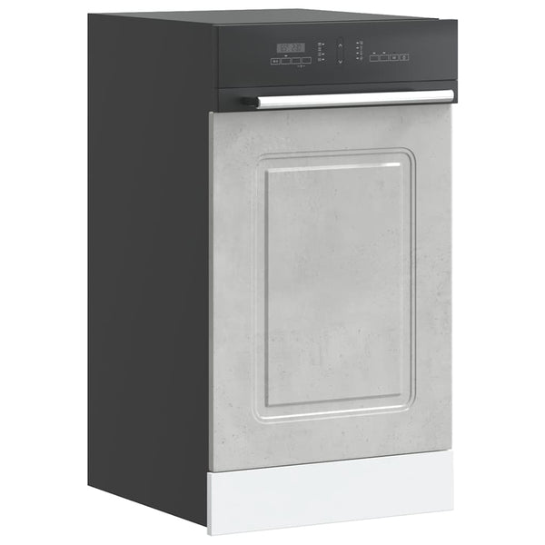 Betonin harmaa astianpesukonepaneeli kalmar Tacue 45x1,5x67cm