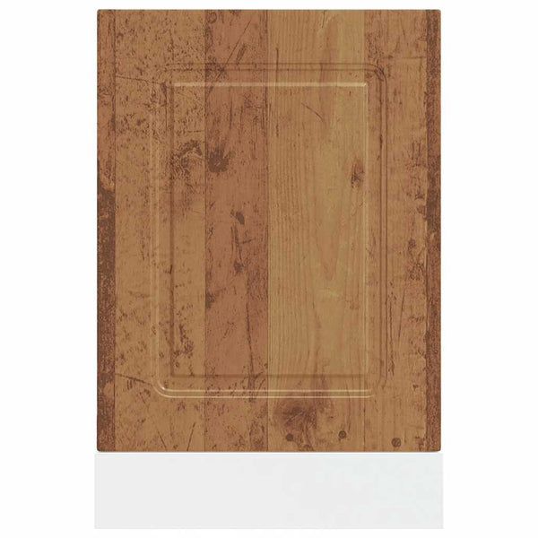 Vanha puu astianpesukonepaneeli kalmar Tacue 45x1,5x67cm