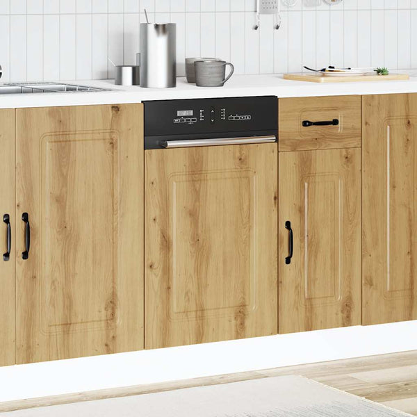 Käsityöläinen tammi astianpesukonepaneeli kalmar Tacue 45x1,5x67cm