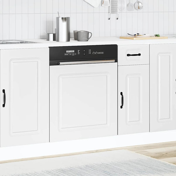 Valkoinen astianpesukonepaneeli kalmar Tacue 60x1,5x67cm