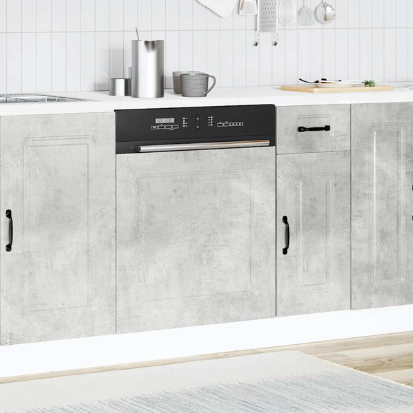 Harmaa astianpesukonepaneeli kalmar Tacue 60x1,5x67cm