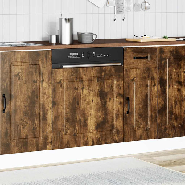 Savustettu tammi astianpesukonepaneeli kalmar Tacue 60x1,5x67cm