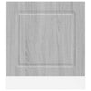 Harmaa astianpesukonepaneeli kalmar Tacue 60x1,5x67cm