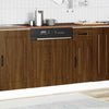 Ruskea tammi astianpesukonepaneeli kalmar Tacue 60x1,5x67cm