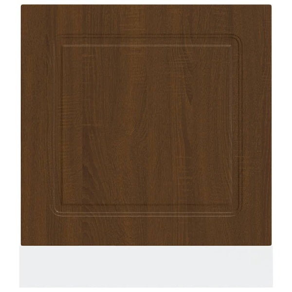 Ruskea tammi astianpesukonepaneeli kalmar Tacue 60x1,5x67cm