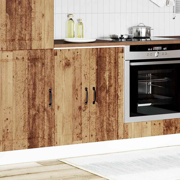 Vanha puu altaan pohjakaappi lucca suunniteltu puu Armie