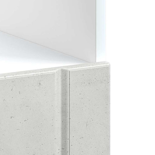 Betoninharmaa uunikaappi lucca Armie (puinen)