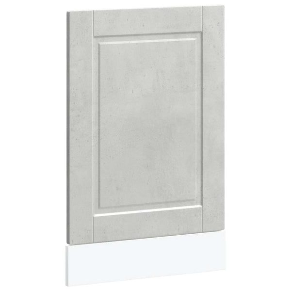 Betoninharmaa astianpesukoneen paneeli porto Cristofie 45x1,5x67cm