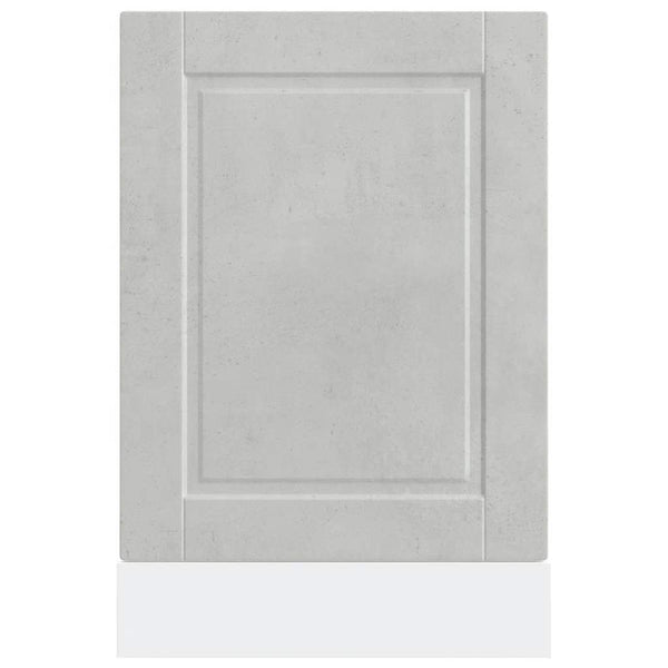 Betoninharmaa astianpesukoneen paneeli porto Cristofie 45x1,5x67cm