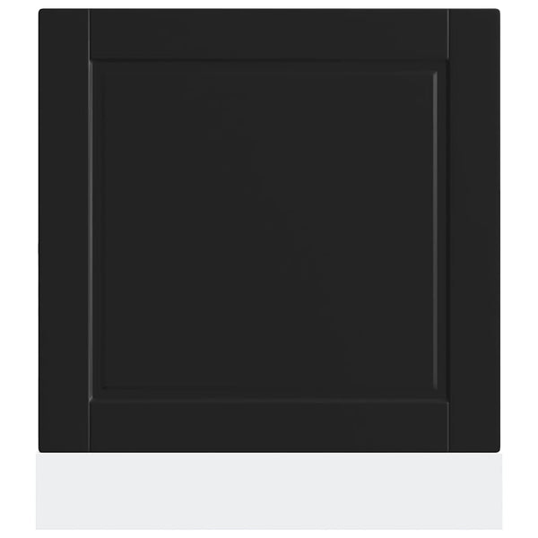 Musta astianpesukoneen paneeli porto Cristofie 60x1,5x67cm (puinen)