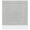 Betoninharmaa astianpesukoneen paneeli porto Cristofie 60x1,5x67cm