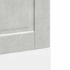 Betoninharmaa astianpesukoneen paneeli porto Cristofie 60x1,5x67cm