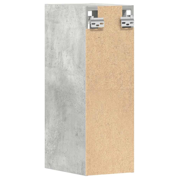 Seinäkaappi betoninharmaa 20x29,5x60 cm lastulevy