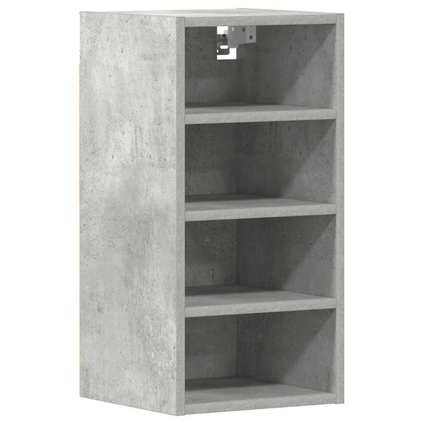 Betoninharmaa seinäkaappi Pompilas 30x29,5x60cm (lastulevy)