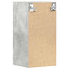 Betoninharmaa seinäkaappi Pompilas 30x29,5x60cm (lastulevy)