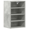 Betoninharmaa seinäkaappi Pompilas 40x29,5x60cm (lastulevy)