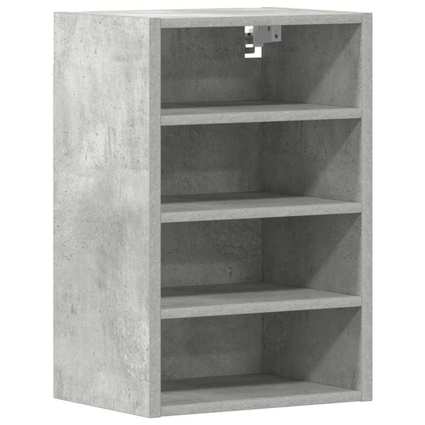 Betoninharmaa seinäkaappi Pompilas 40x29,5x60cm (lastulevy)
