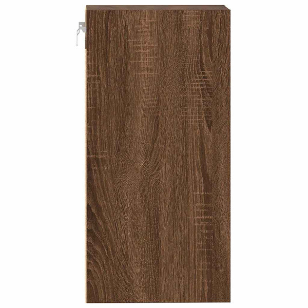 Ruskea tammi riippuva kaappi Pompilas 40x29,5x60cm (lastulevy)
