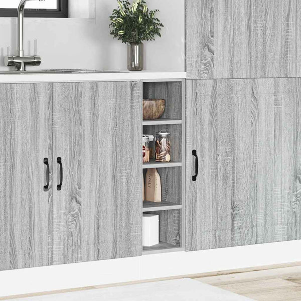 Harmaa alakaappi Pompilas 20x44,5x81,5cm (engineered wood)