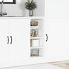 Valkoinen alakaappi Pompilas 30x44,5x81,5cm (engineered wood)