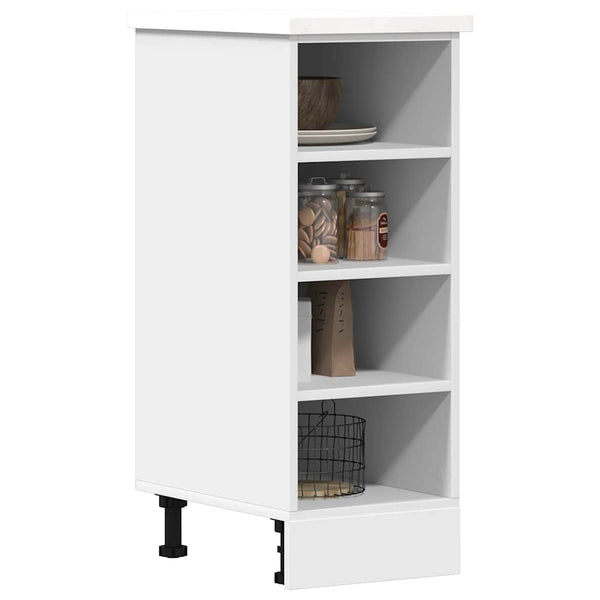Valkoinen alakaappi Pompilas 30x44,5x81,5cm (engineered wood)