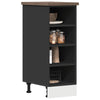 Musta alakaappi Pompilas 30x44,5x81,5cm (engineered wood)