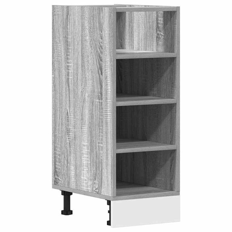 Harmaa alakaappi Pompilas 30x44,5x81,5cm (engineered wood)