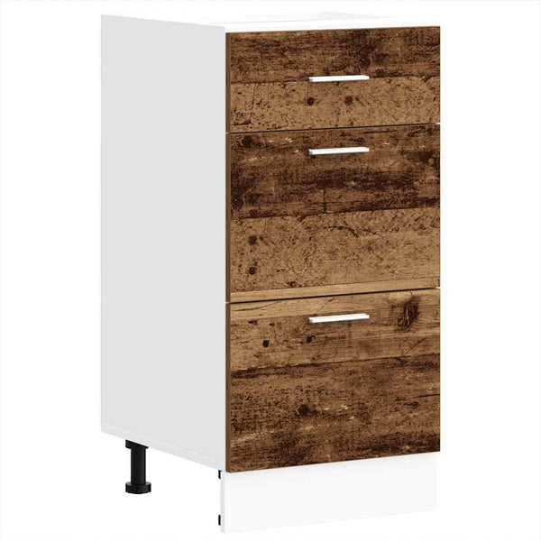 Vanha puu alakaappi Pompilas 40x46x81,5cm (engineered wood)