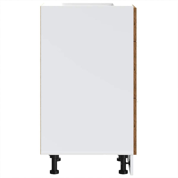 Vanha puu alakaappi Pompilas 40x46x81,5cm (engineered wood)