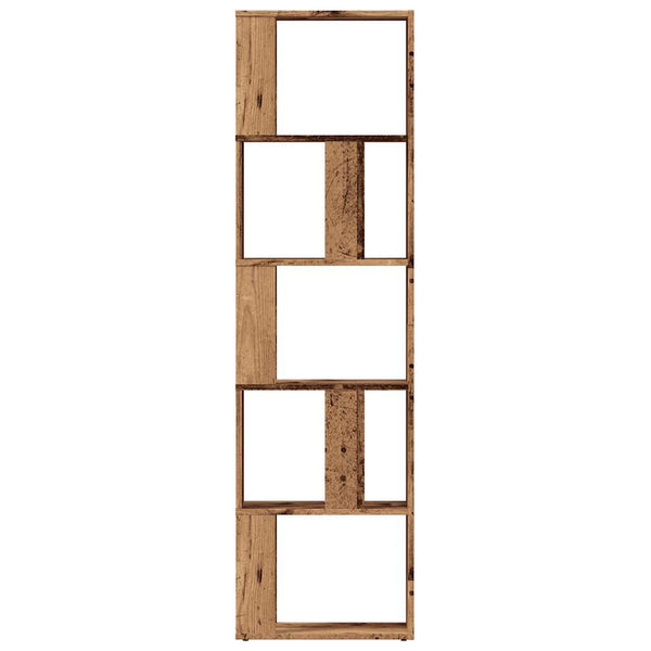 Kirjakaappi vanha puu 45x24x159 cm suunniteltu puu