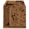Vanha puu cd-seinähylly Schrepler 75x18x18cm (lastulevy)