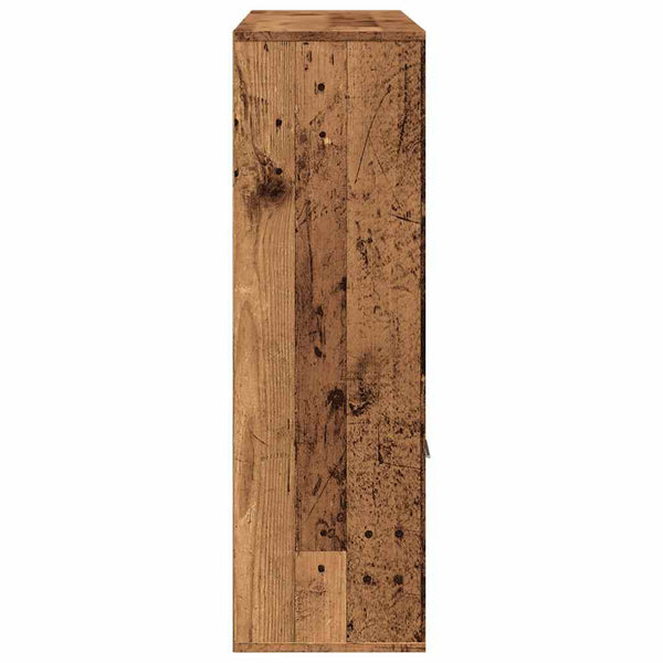 Kirjahylly vanha puu 98x29x97,5 cm tekninen puu
