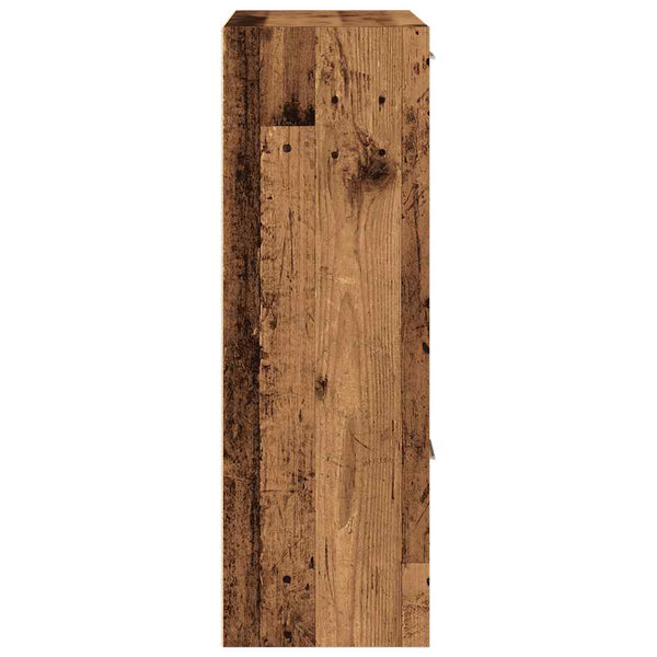 Kirjahylly vanhaa puuta 60,5x30x90 cm suunniteltu puu