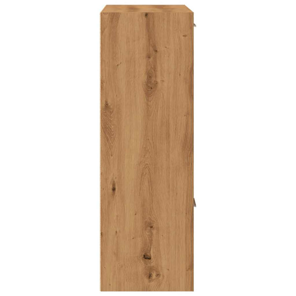 Kirjahylly artesaani tammi 60,5x30x90 cm tekninen puu ja rauta